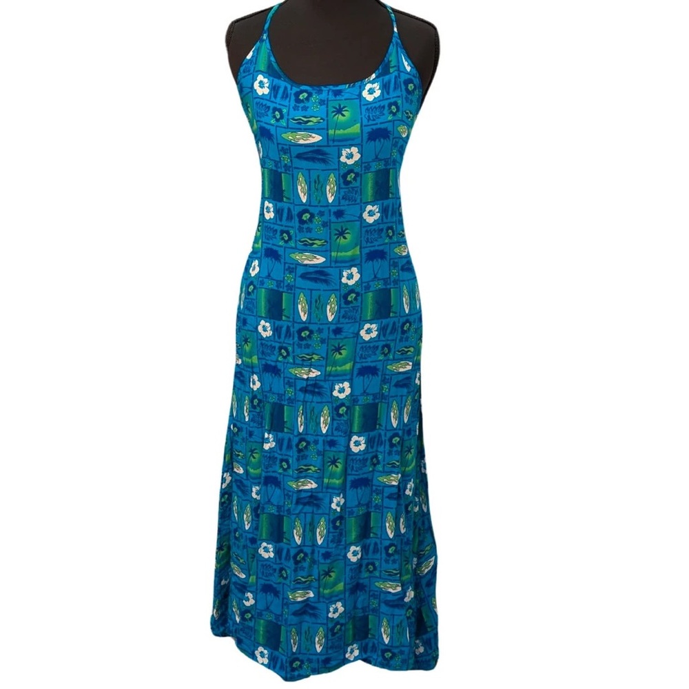 Zodad's Tropical Printed Hawaiian Sundress Aloha Dress | Women's L